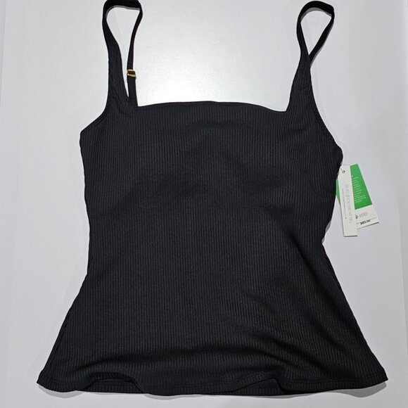 Bleu by Rod Beattie Walk the Line Square Neck Tankini  Swim Top Size 14 - Picture 5 of 8